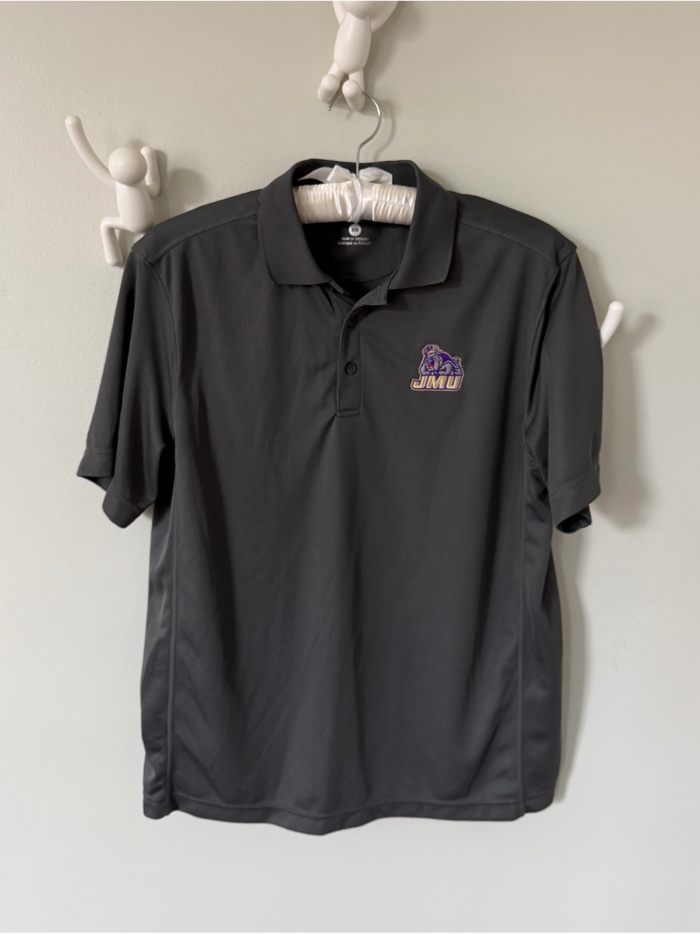 JMU Men’s Clique Polo - Logo Collared Shirt Size Medium